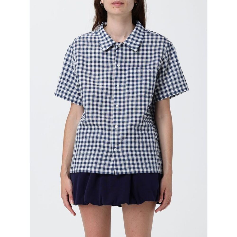 Dunst Women Casual Striped Cotton Poplin Shirt Dunst